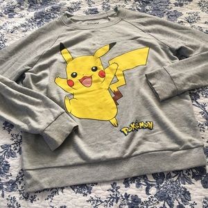 Pikachu Lightweight Crewneck Sweatshirt